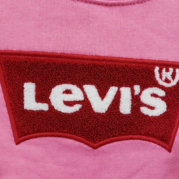 Levi's girls NWT chenille patch logo sweatshirt - Picture 4 of 7